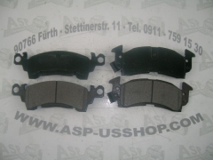 Bremsklötze Vorne - Brakepads Front  GM  70-89  Carbon